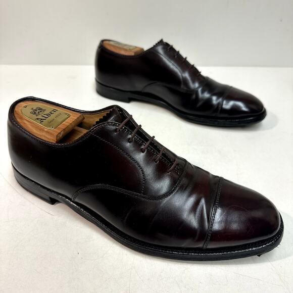 NEW HEELS Alden 782 Cap Toe Oxford Bal Color 8 Shell Cordovan Made in USA 9.5 - Picture 5 of 13